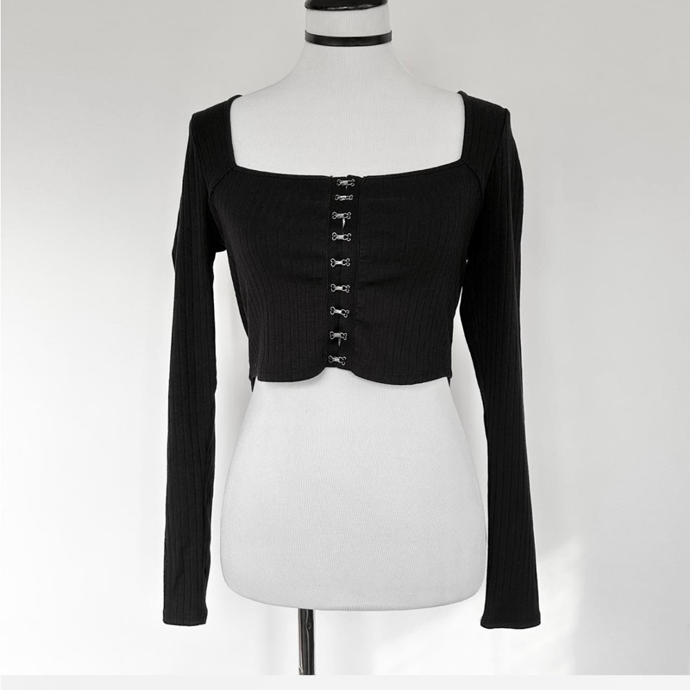 Forever 21 Black Crop Top